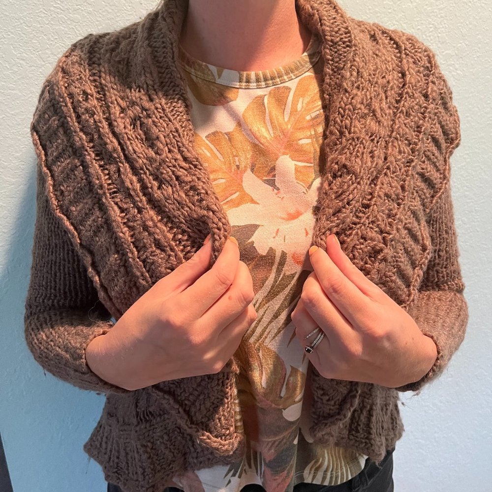 Guess Ruffled Knit Sweater